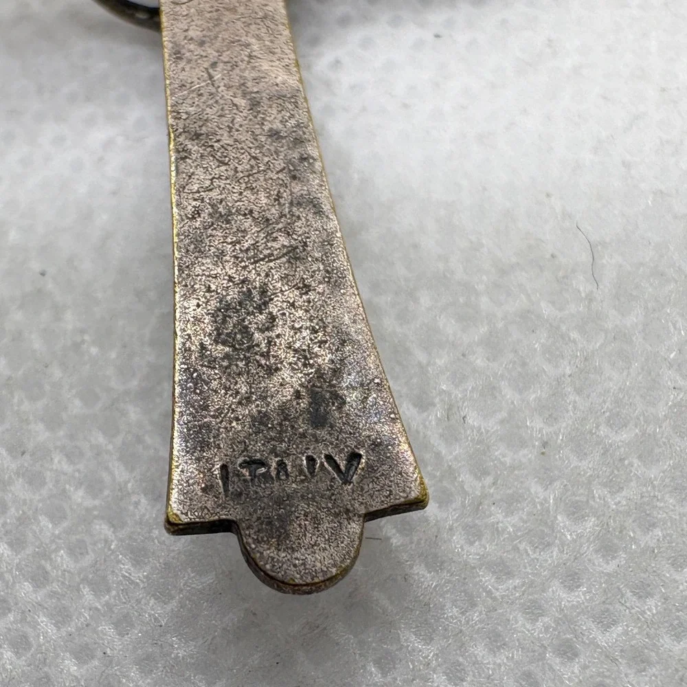 Vintage Sterling Silver Crucifix Pendant Italy 3.10g Religious Cross Medal